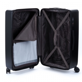Stredný cestovný kufor so 4 kolieskami, polykarbonát 80l TSA Airtex 231
