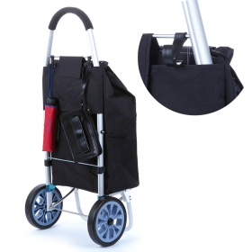 Nákupný vozík na veľkých kolesách s ložiskami 50 l Laurent S02