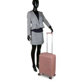 Malý škrupinový kufor TSA 40l s expandérom TSA Worldline 287