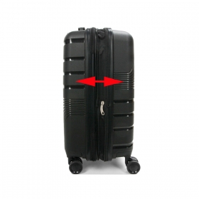 Malý škrupinový kufor TSA 40l s expandérom TSA Worldline 287