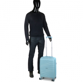 Malý škrupinový kufor TSA 40l s expandérom TSA Worldline 287