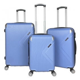 Velký cestovní kufr na 4 kolečkách s expandérem ABS 120l Laurent 1313