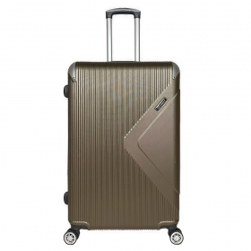 Střední cestovní kufr na 4 kolečkách s expandérem ABS 80l Laurent 1313
