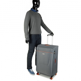 Velký cestovní kufr na 4 kolečkách lehký látkový TSA 100l Airtex 825