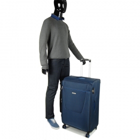 Velký cestovní kufr na 4 kolečkách lehký látkový TSA 100l Airtex 825