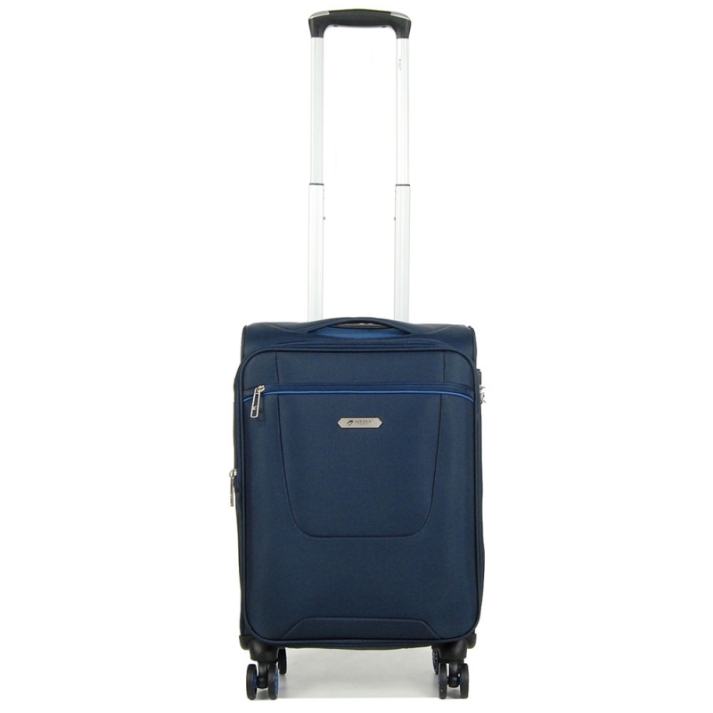 Malý kabínový kufor na kolieskach ľahký látkový 55x40x20 35l Airtex 825
