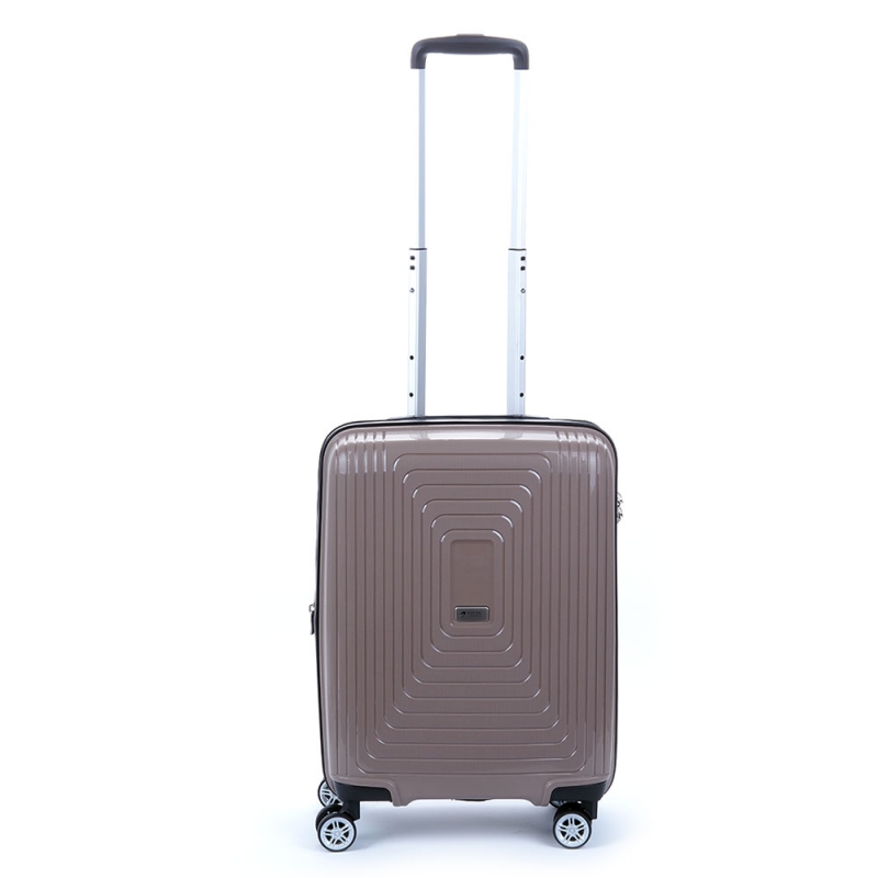 Malý cestovný kufor na kolieskach s expandérom polypropylén TSA AIRTEX 241