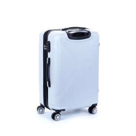 Střední cestovní kufr na 4 kolečkách s expandérem ABS 80l Laurent 1313