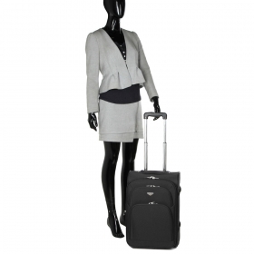 Malý kabínový cestovný kufor kufor do lietadla,  látkový 30l Airtex 9090