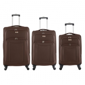 Sada cestovních kufrů na 4 kolečkách 40l, 50l, 90l Laurent 9774