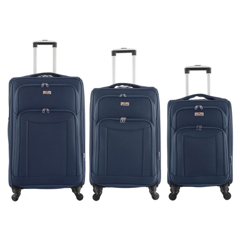 Sada cestovních kufrů na 4 kolečkách 40l, 50l, 90l Laurent 9774