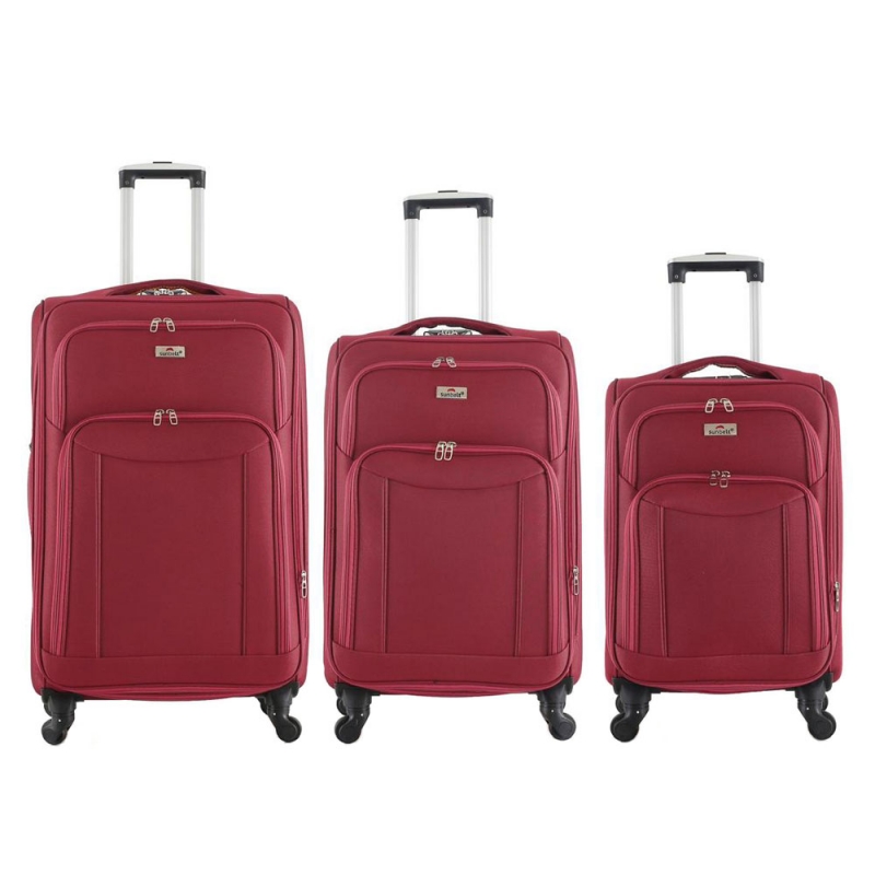 Sada cestovních kufrů na 4 kolečkách 40l, 50l, 90l Laurent 9774