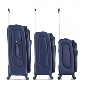 Sada cestovních kufrů na 4 kolečkách 40l, 50l, 90l Laurent 9774
