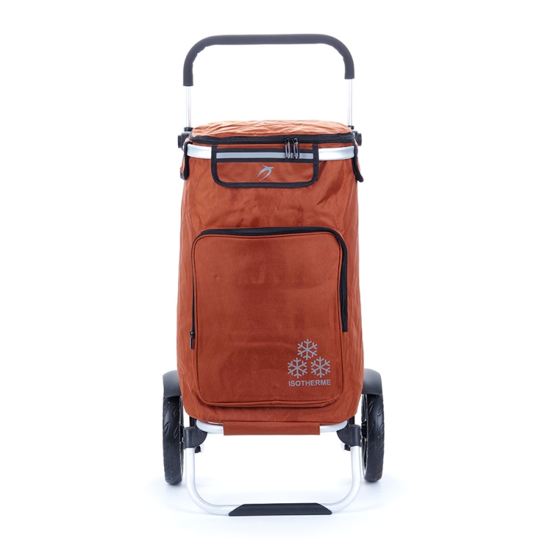 Nákupný vozík na veľkých kolieskach termo vrecko 50l Airtex 108