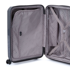Velký cestovní kufr na kolečkách, polypropylen TSA 90l Airtex 647