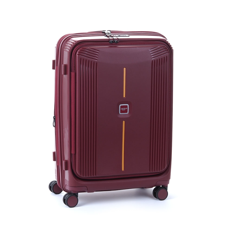 Stredný cestovný kufor na kolečkách, polypropylén TSA 80 l Airtex 647