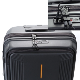 Stredný cestovný kufor na kolečkách, polypropylén TSA 80 l Airtex 647