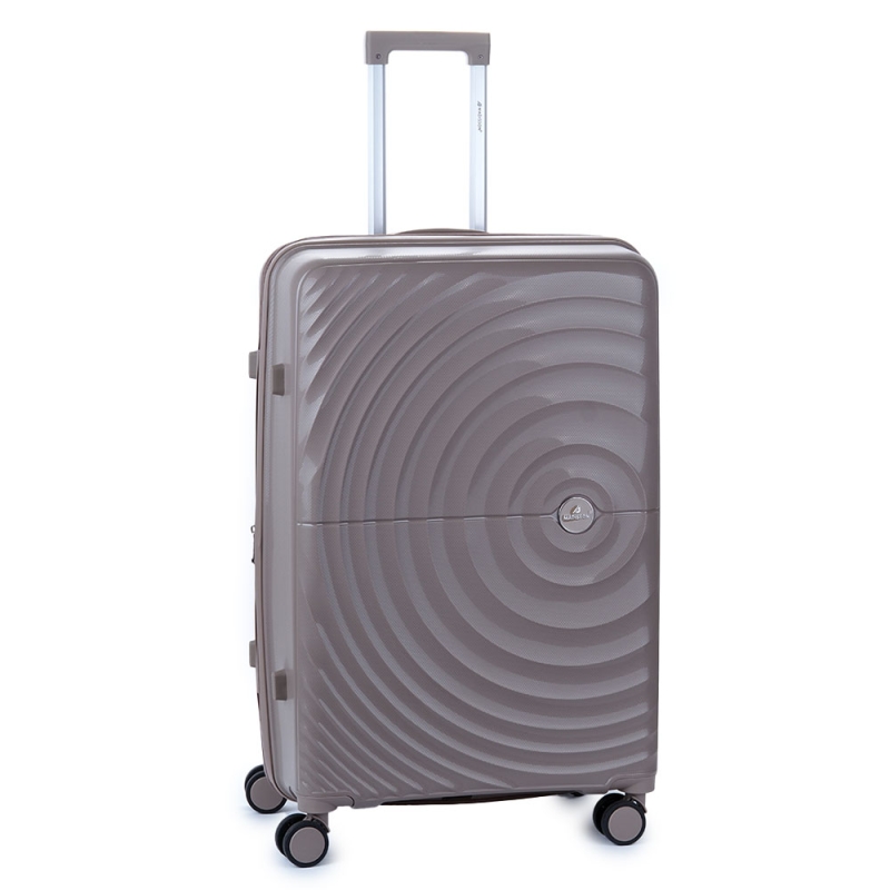 Veľký cestovný kufor na kolieskach škrupinový 120l 42203