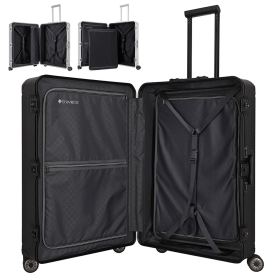 Velký hliníkový cestovní kufr se západky TSA 100l Travelite Next 79849