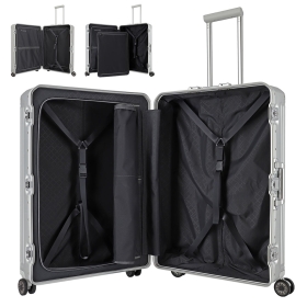Velký hliníkový cestovní kufr se západky TSA 100l Travelite Next 79849