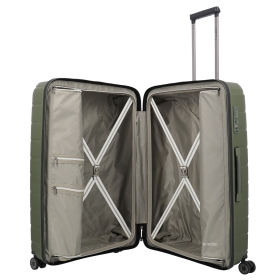 Veľký škrupinový kufor na kolieskach TSA 100 l Travelite Air Base 75349