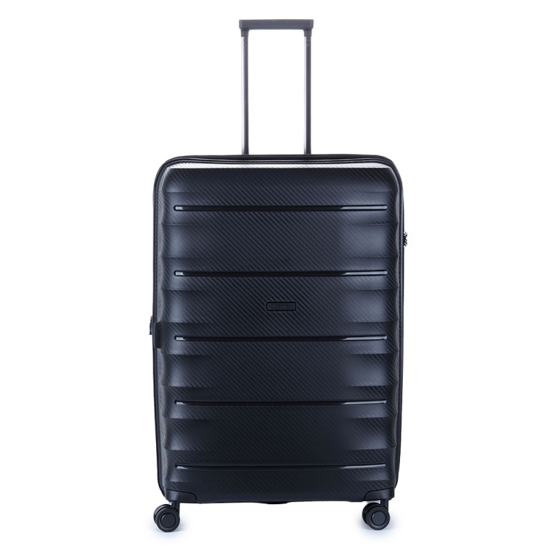 Velký cestovní kufr na kolečkách, polypropylen 120 l TSA Airtex 242