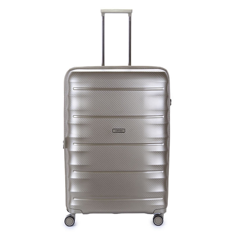 Velký cestovní kufr na kolečkách, polypropylen 120 l TSA Airtex 242