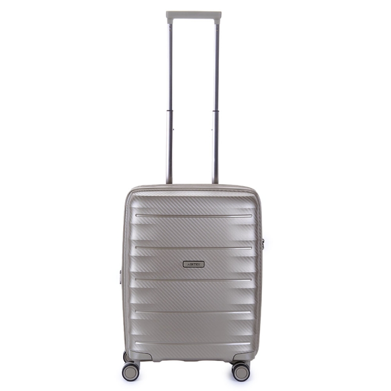 Malý kabinový kufr na kolečkách, polypropylen TSA 40l Airtex 242