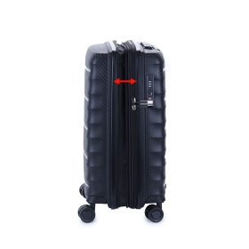 Malý kabinový kufr na kolečkách, polypropylen TSA 40l Airtex 242
