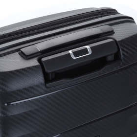 Malý kabinový kufr na kolečkách, polypropylen TSA 40l Airtex 242
