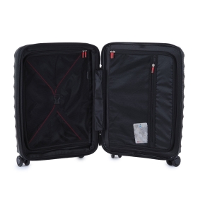 Malý kabinový kufr na kolečkách, polypropylen TSA 40l Airtex 242