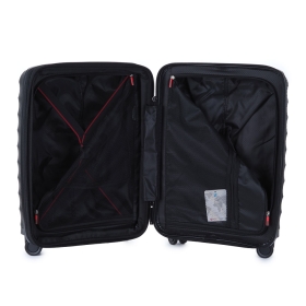 Malý kabinový kufr na kolečkách, polypropylen TSA 40l Airtex 242