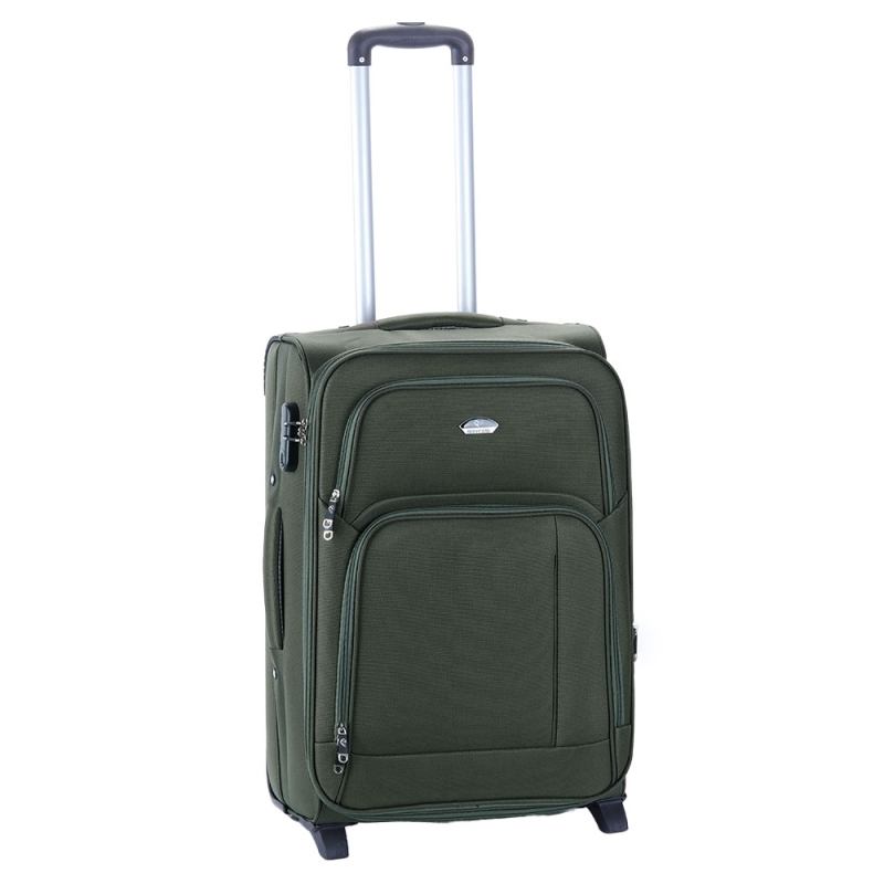 Stredný cestovný kufor na dvoch kolieskach s expandérom 60 l Suitcase 91074