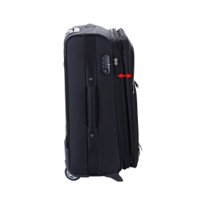 Střední cestovní kufr na dvou kolečkách s expandérem 60 l Suitcase 91074