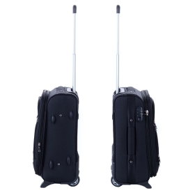 Malý palubní kufr na dvou kolečkách s expandérem 40 l Suitcase 91074