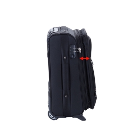 Malý palubní kufr na dvou kolečkách s expandérem 40 l Suitcase 91074