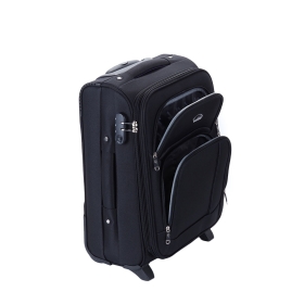 Malý palubní kufr na dvou kolečkách s expandérem 40 l Suitcase 91074