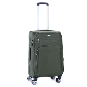 Střední cestovní kufr na 4 kolečkách s expandérem 50l Suitcase 1899