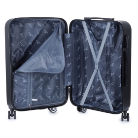 Velký cestovní kufr na 4 kolečkách ABS 90 l Suitcase SU625