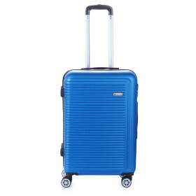 Stredný cestovný kufor na 4 kolieskach ABS 60 l Suitcase SU625