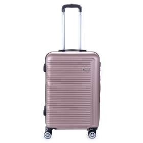 Střední cestovní kufr na 4 kolečkách ABS 60 l Suitcase SU625