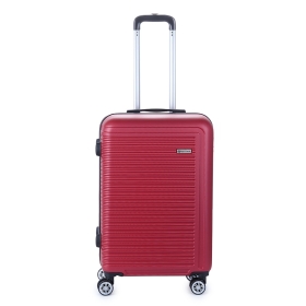 Stredný cestovný kufor na 4 kolieskach ABS 60 l Suitcase SU625