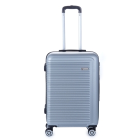 Stredný cestovný kufor na 4 kolieskach ABS 60 l Suitcase SU625