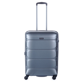 Stredný cestovný kufor na kolieskach polykarbonátový TSA 80 l Airtex 748
