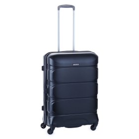 Stredný cestovný kufor na kolieskach polykarbonátový TSA 80 l Airtex 748