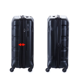 Stredný cestovný kufor na kolieskach polykarbonátový TSA 80 l Airtex 748