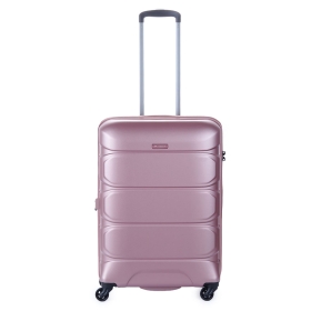 Stredný cestovný kufor na kolieskach polykarbonátový TSA 80 l Airtex 748
