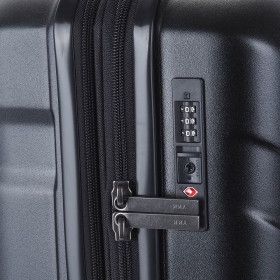 Velký cestovní kufr na kolečkách polykarbonátový TSA 120 l Airtex 748