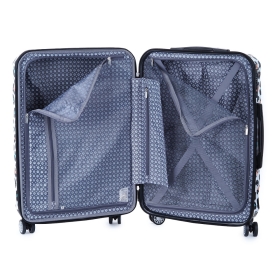 Veľký cestovný kufor na kolieskach z polykarbonátu TSA 120 l Airtex 7295