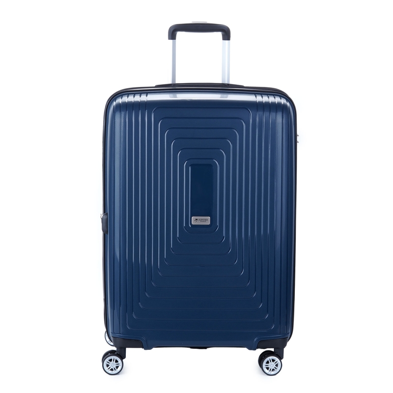Stredný cestovný kufor na kolieskach s expandérom polypropylén 80l Airtex 241